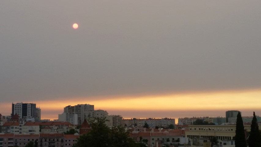 Sonnenaufgang Lissabon